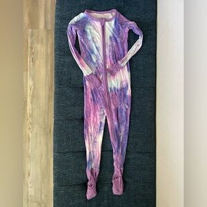 Little Sleepies Zippy Purple Watercolor 2T